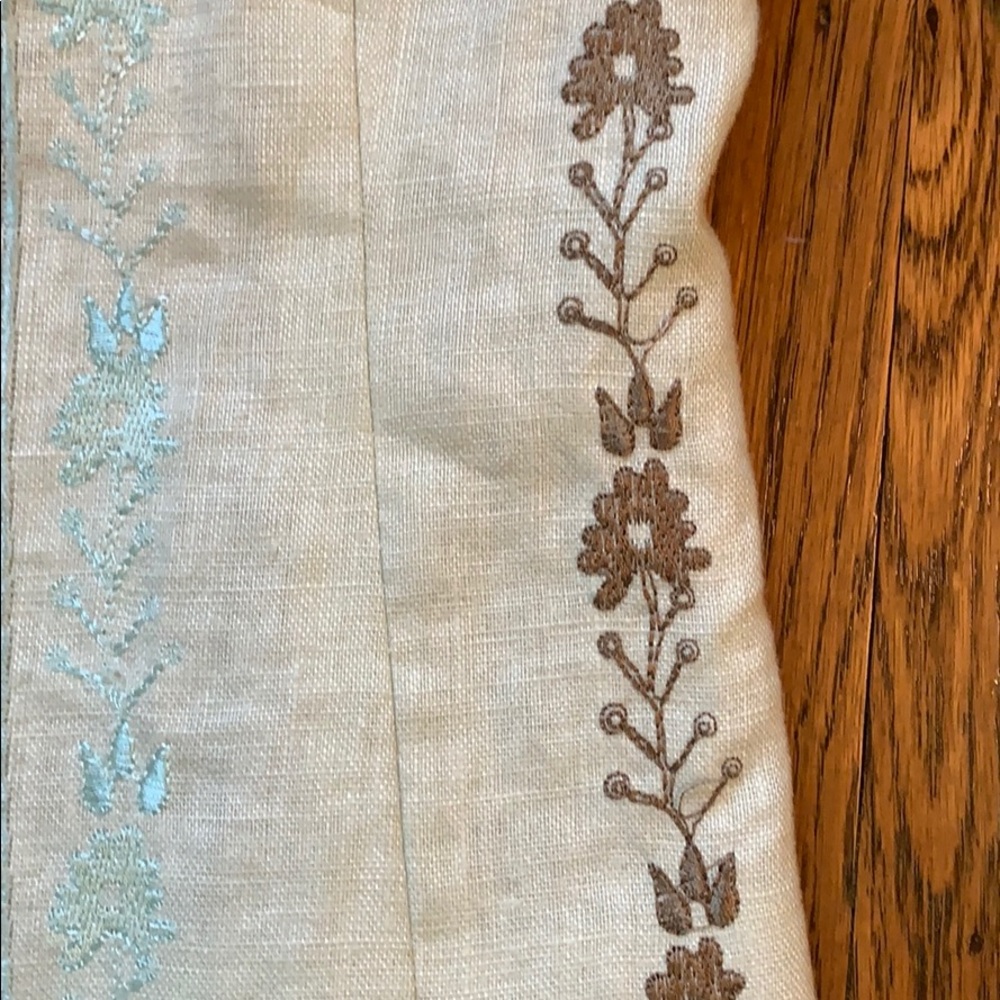 Sigrid Olsen Linen Embroidered Jacket Size 6p Col… - image 8